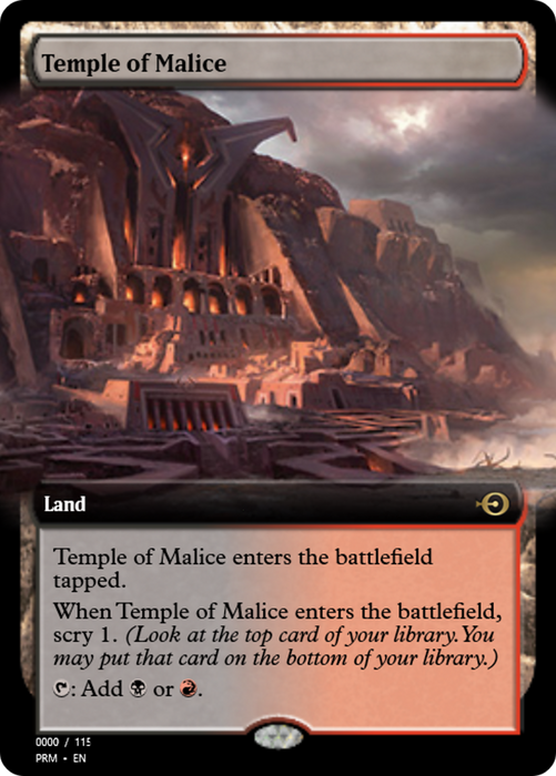 Temple of Malice (PRM-79875) - rare - Foil