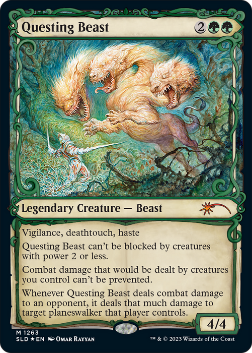 Questing Beast (SLD-1263) - mythic: (Showcase) - Foil