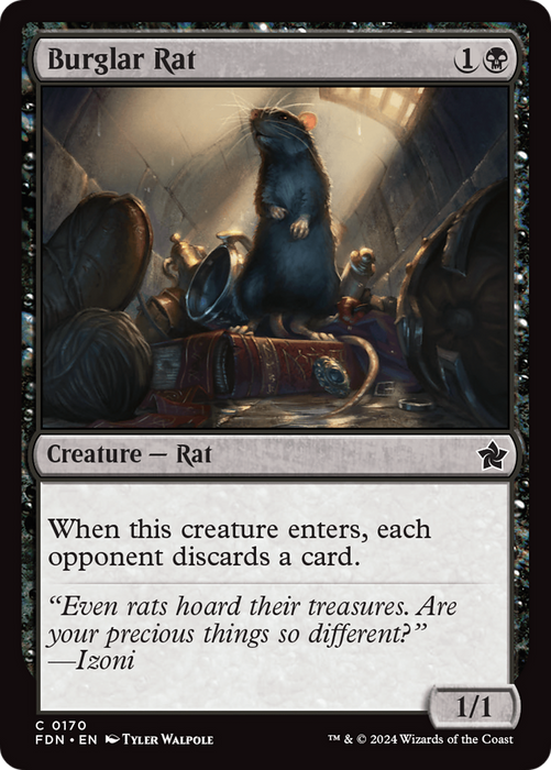 Burglar Rat (FDN-170) - common - Foil