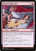 Barbed Batterfist (ONE-121) - common - Foil