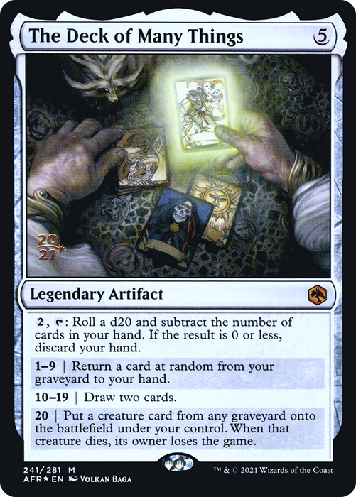 The Deck of Many Things (PRE-241S) - mythic - Foil