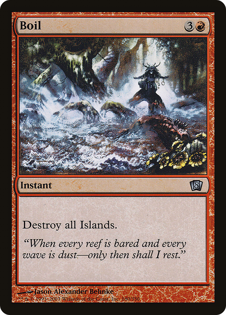 Boil (8ED-180★) - uncommon - Foil