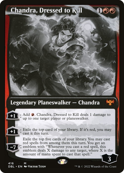 Chandra, Dressed to Kill (DBL-416) - mythic
