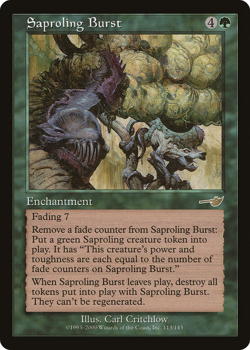 Saproling Burst (NMS-113) - rare - Foil