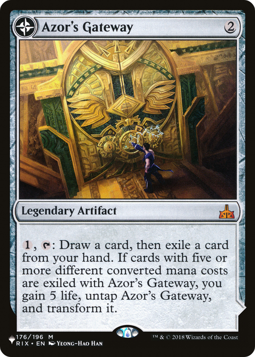 Azor's Gateway // Sanctum of the Sun (LIST-RIX-176) - mythic: (compasslanddfc)