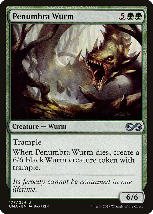 Penumbra Wurm (UMA-177) - uncommon - Foil
