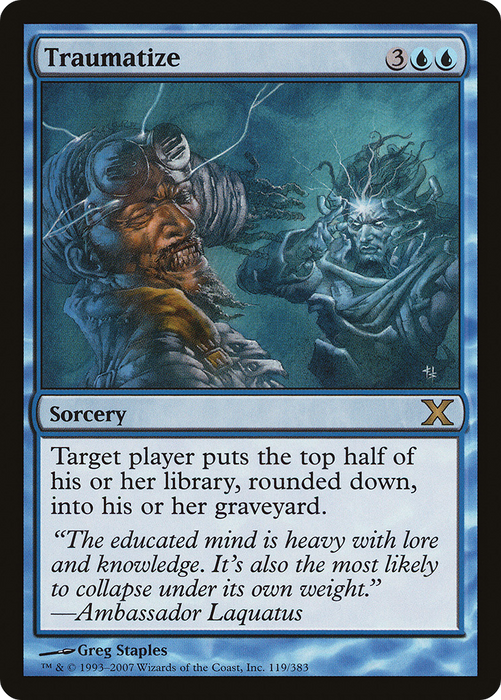 Traumatize (10E-119) - rare - Foil