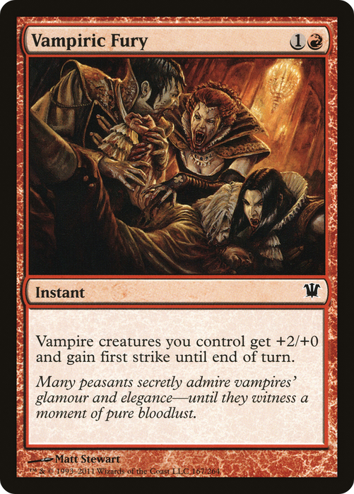 Vampiric Fury (ISD-167) - common - Foil