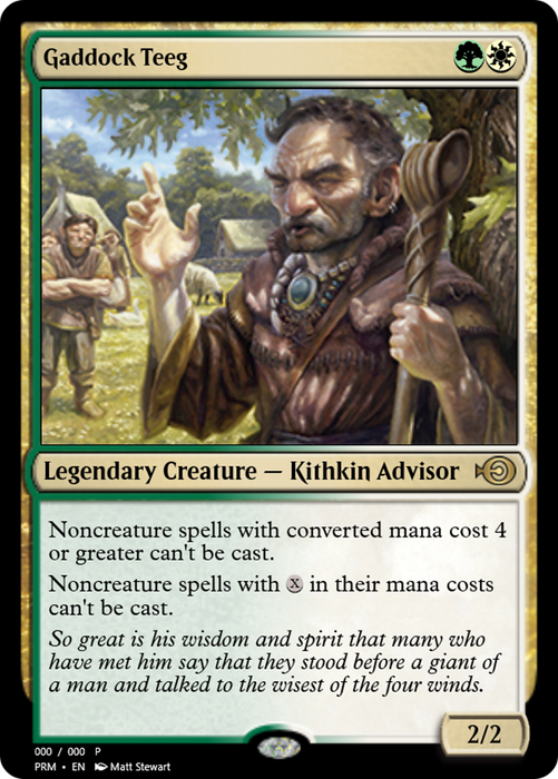 Gaddock Teeg (PRM-64418) - rare - Foil