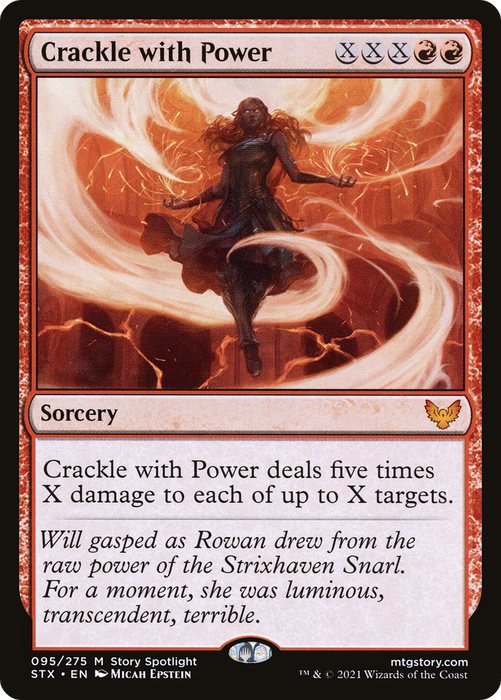 Crackle with Power (STX-095) - mythic