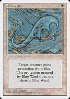 Blue Ward (4ED-010) - uncommon