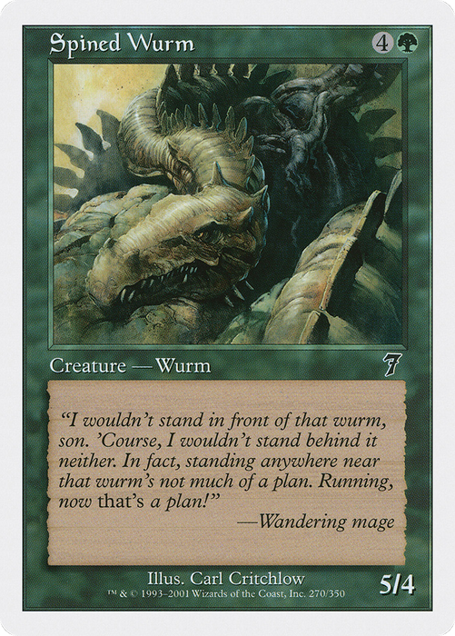Spined Wurm (7ED-270) - common