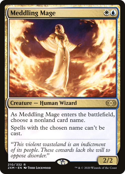 Meddling Mage (2XM-210) - rare - Foil