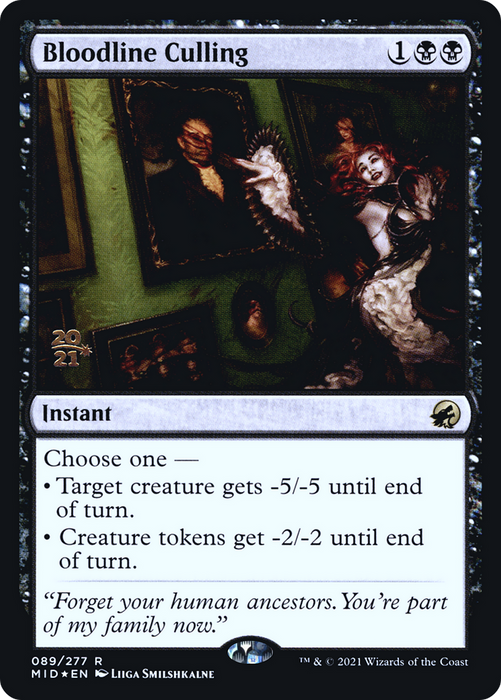 Bloodline Culling (PRE-89S) - rare - Foil