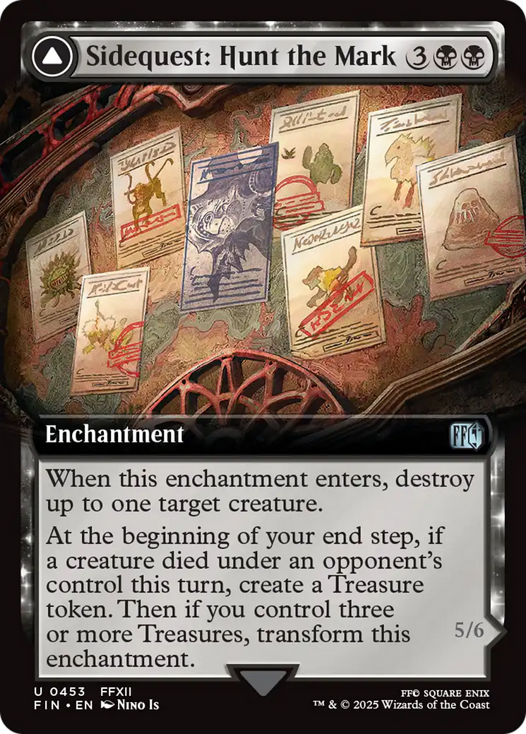 Sidequest: Hunt the Mark // Yiazmat, Ultimate Mark (FIN-453) - uncommon: (enchantment, Extended Art)