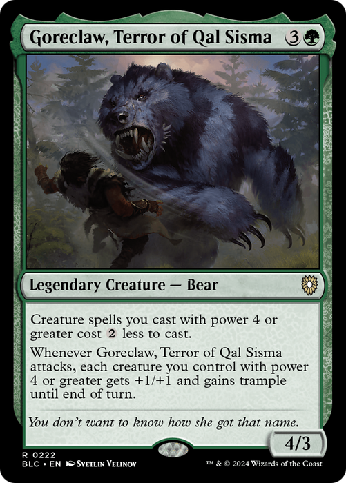 Goreclaw, Terror of Qal Sisma (BLC-222) - rare