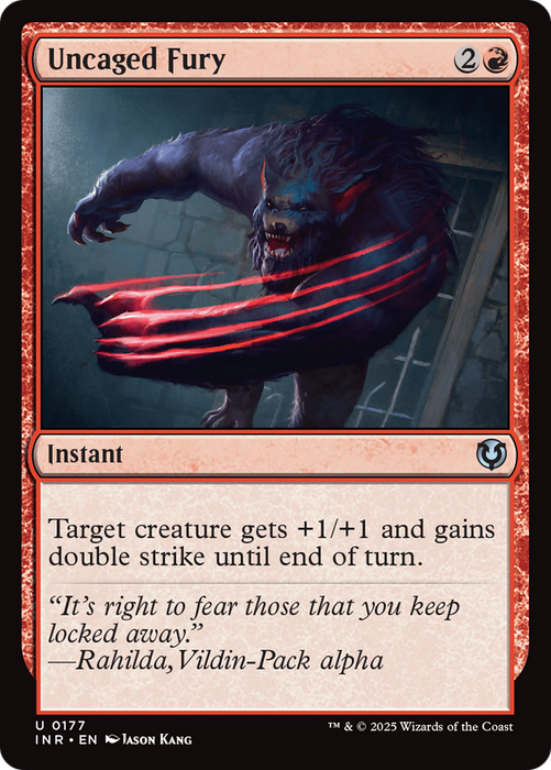 Uncaged Fury (INR-177) - uncommon - Foil