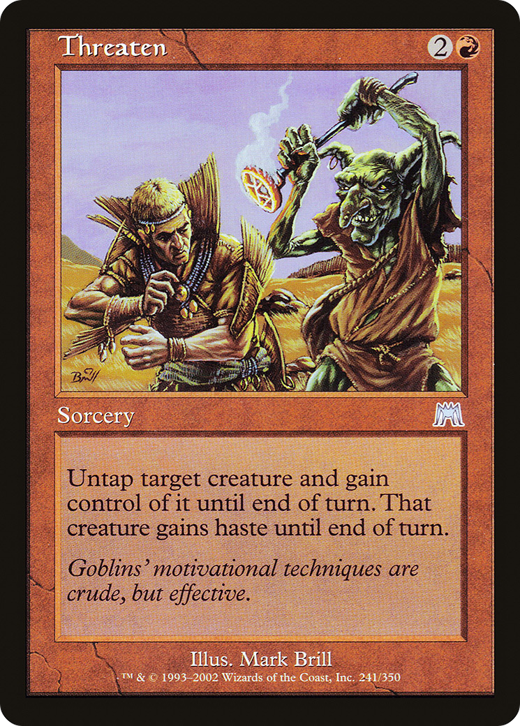 Threaten (ONS-241) - uncommon - Foil