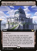 The Biblioplex (STX-359) - rare: (Extended Art) - Foil