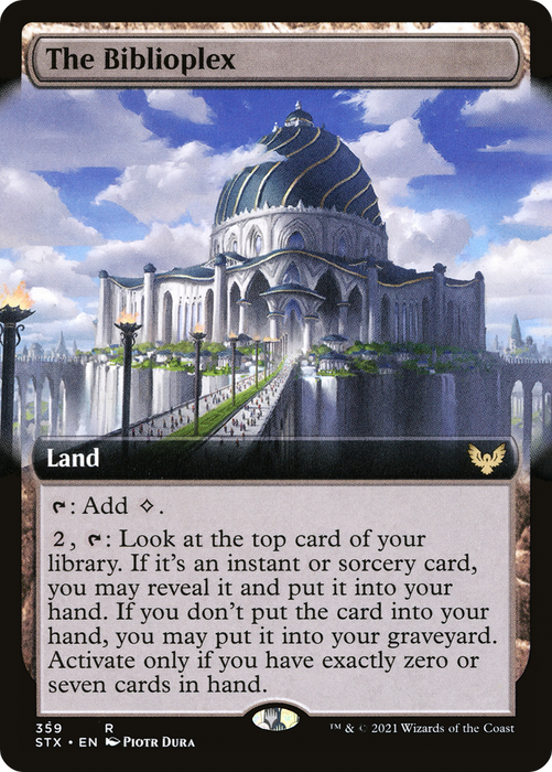 The Biblioplex (STX-359) - rare: (Extended Art)