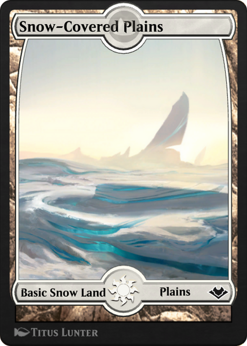 Snow-Covered Plains (PANA-257) - common: (Full Art)