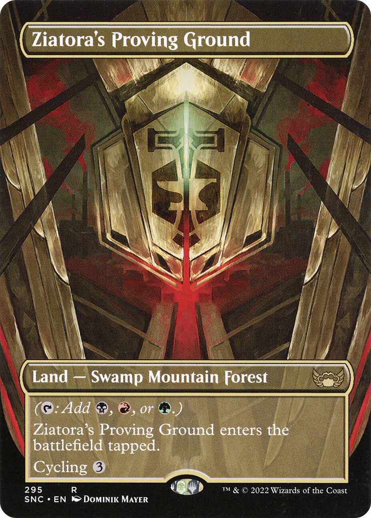 Ziatora's Proving Ground (SNC-295) - rare (Borderless) - Foil