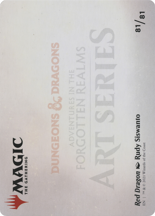 Red Dragon // Red Dragon (AAFR-081) - common (Borderless) - Foil