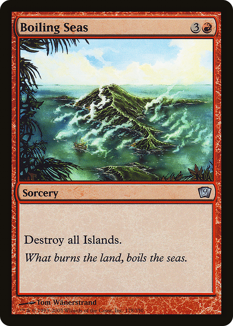Boiling Seas (9ED-178★) - uncommon - Foil