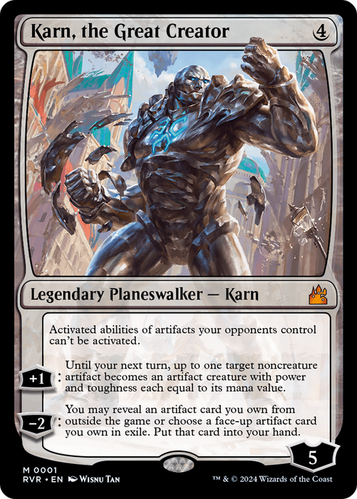 Karn, the Great Creator (RVR-001) - mythic - Foil