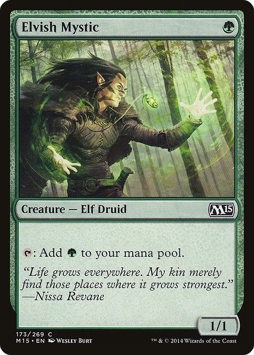 Elvish Mystic (M15-173) - common - Foil