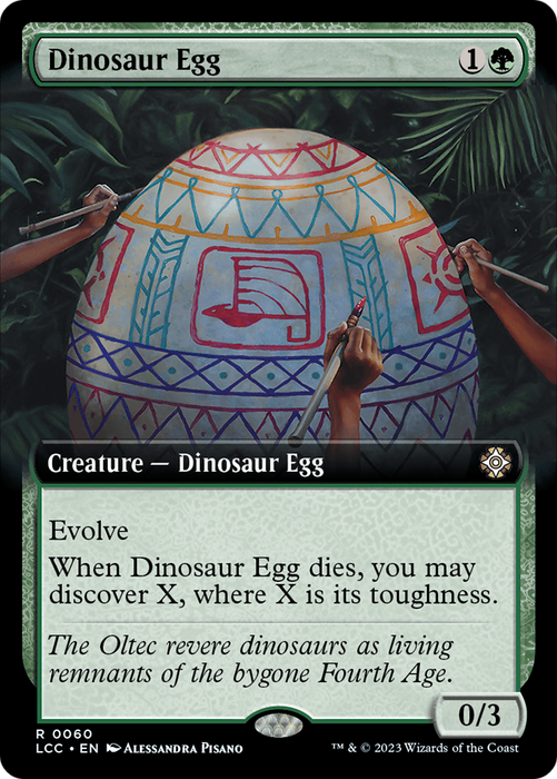 Dinosaur Egg (LCC-060) - rare: (Extended Art)