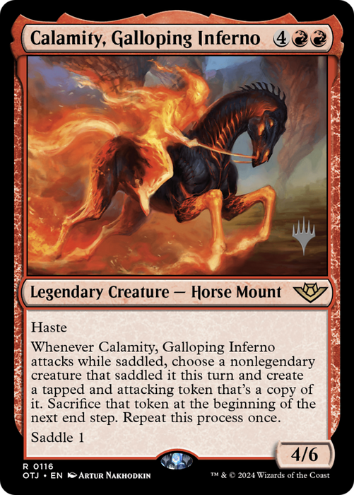 Calamity, Galloping Inferno (PPOTJ-116P) - rare - Foil