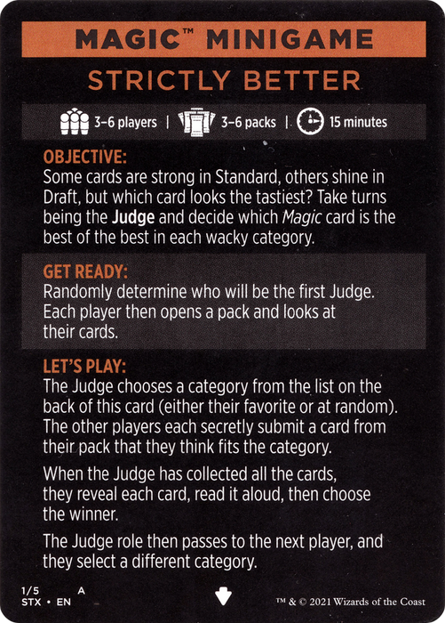 Strictly Better // Strictly Better (cont'd) (MSTX-001) - common