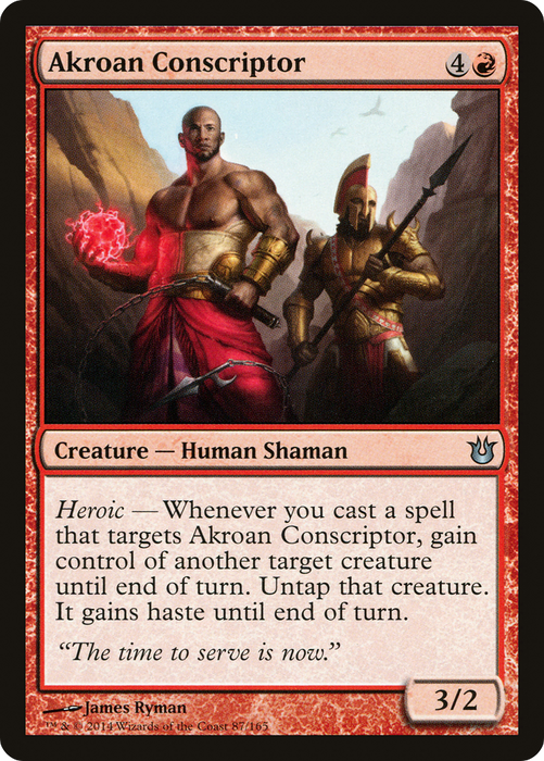 Akroan Conscriptor (BNG-087) - uncommon - Foil