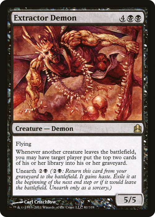 Extractor Demon (CMD-081) - rare