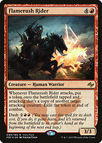 Flamerush Rider (UMP-099) - rare - Foil
