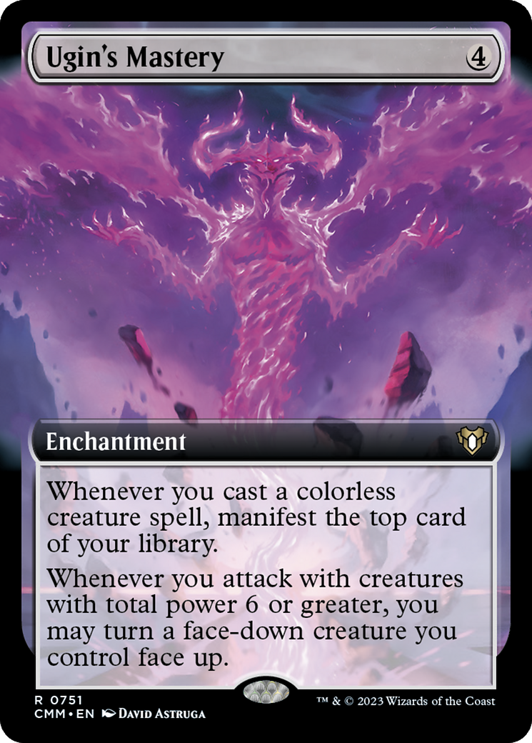 Ugin's Mastery (CMM-751) - rare: (Extended Art) - Foil