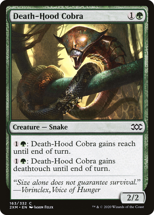 Death-Hood Cobra (2XM-163) - common - Foil