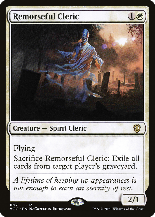 Remorseful Cleric (VOC-097) - rare