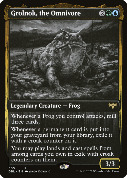 Grolnok, the Omnivore (DBL-505) - rare - Foil