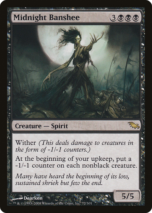Midnight Banshee (SHM-072) - rare - Foil