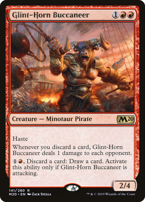 Glint-Horn Buccaneer (M20-141) - rare