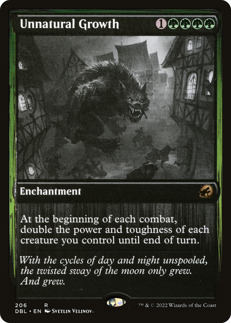 Unnatural Growth (DBL-206) - rare - Foil