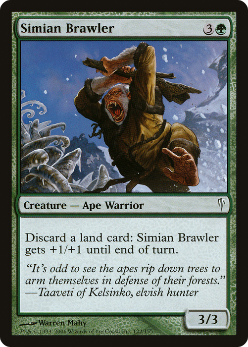 Simian Brawler (CSP-122) - common - Foil