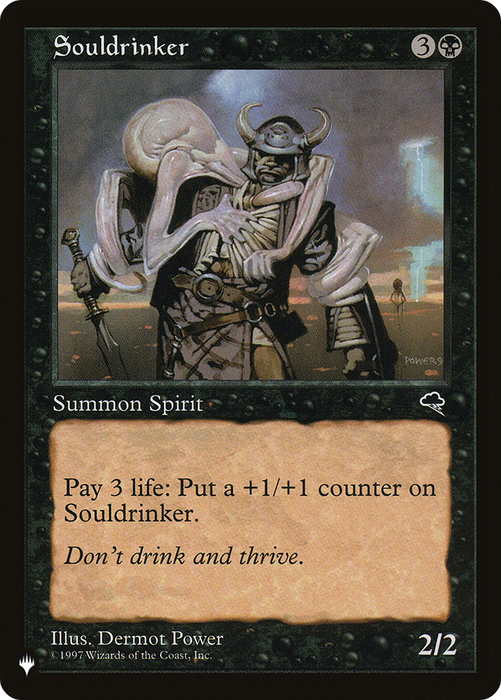 Souldrinker (LIST-TMP-158) - uncommon