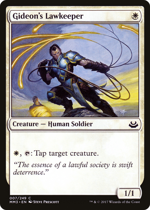 Gideon's Lawkeeper (MM3-007) - common - Foil