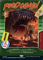 Food Chain (SLD-1369) - mythic: (Full Art) (Borderless) - Foil