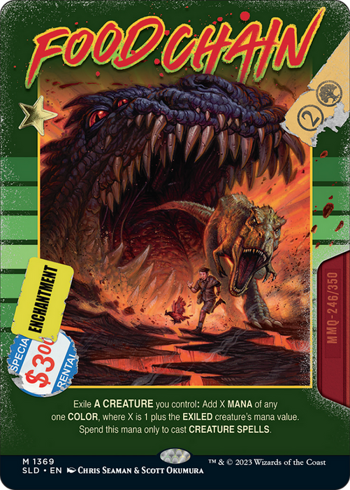 Food Chain (SLD-1369) - mythic: (Full Art) (Borderless)