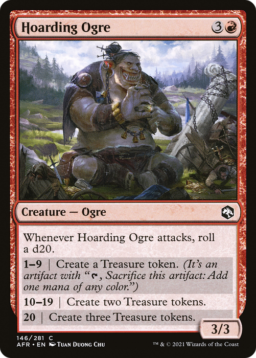 Hoarding Ogre (AFR-146) - common - Foil
