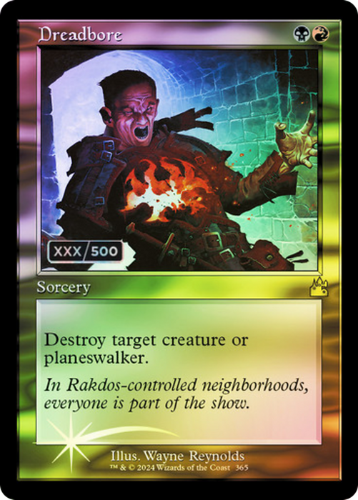 Dreadbore (RVR-365Z) - rare - Foil